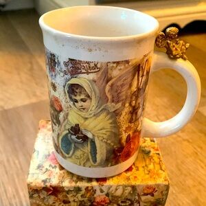 Vintage Cherub Coffee/Tea Mug GUC